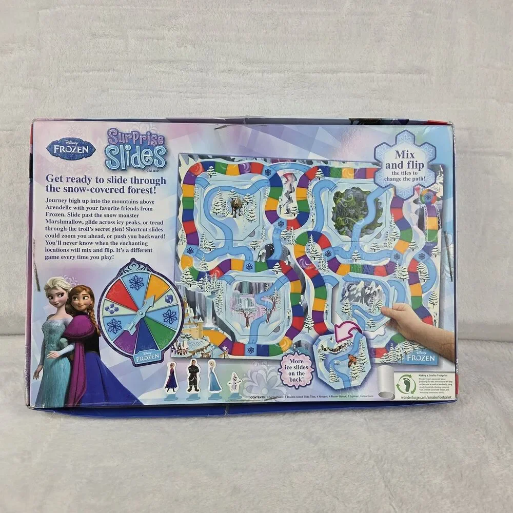 Disney Frozen Surprise Slides‎ Board Game 2014 Wonder Forge Complete